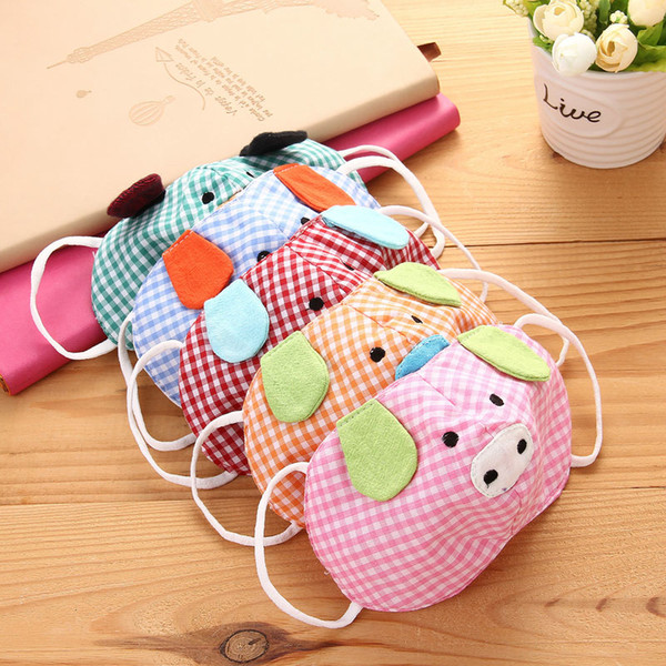 Cute Cartoon Pig Plaid Kid Mouth-muffle Lovely Masks Cotton Face Mouth Mask Warm Anti-Dust Boy Girl Gauze Mask Christmas Gift ZA1491