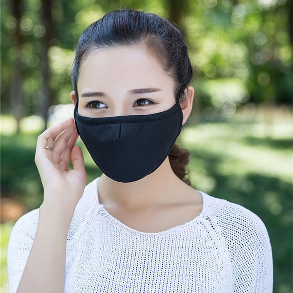 5 Colors Fashion Washable PM2.5 Mouth Mask Adjustable anti dust mask Activated carbon filter Windproof Mouth-muffle bacteria Face masks