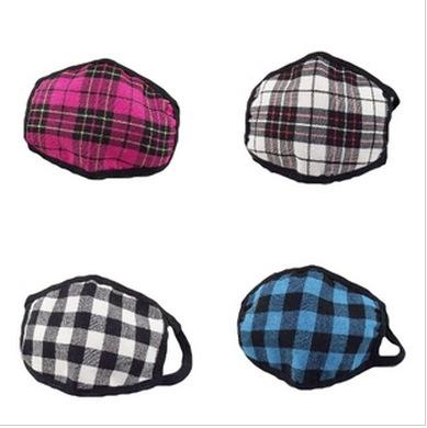 Hot sale Plaid Anti-dust Wind plaid Mouth Mask Face Masks Respirator free shipping