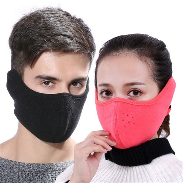 Motorcycle Face Mask Balaclava Motorcycle Windproof Ear Mask Motorcycle Bicycle Warm Half Face Masks Dust Mask H1479