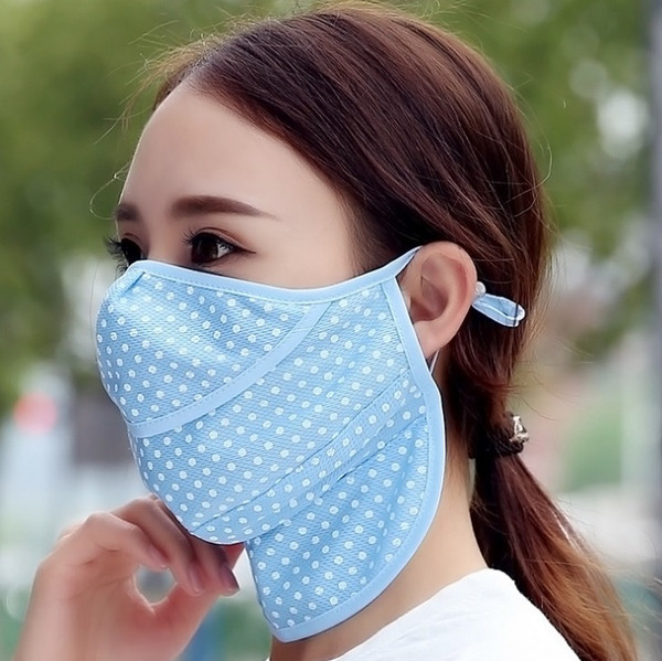 Free Shipping Spandex Breathable Anti-dust mask Anti-UV sun proof mask Free Size For Women girl wen4693