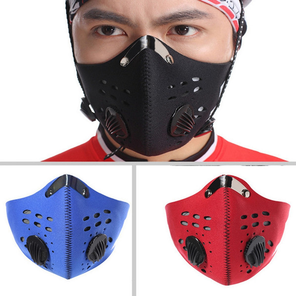 Anti Dust Cycling Face Masks Filter Half Face Neoprene Filter Bike Ski Motorcycle Anti Pollution Masks Sportswear