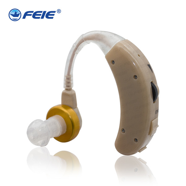 Free Shipping mini comfortable sound amplifier middle power BTE hearing aid with built in sounder S-8ACE approved
