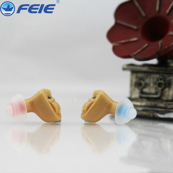 Small Hearing Aids Mini Earphones Headset Cheap Products Hearing Aid Amplifiers Volume Adjustable for the Ear Deaf Elderly S-9A
