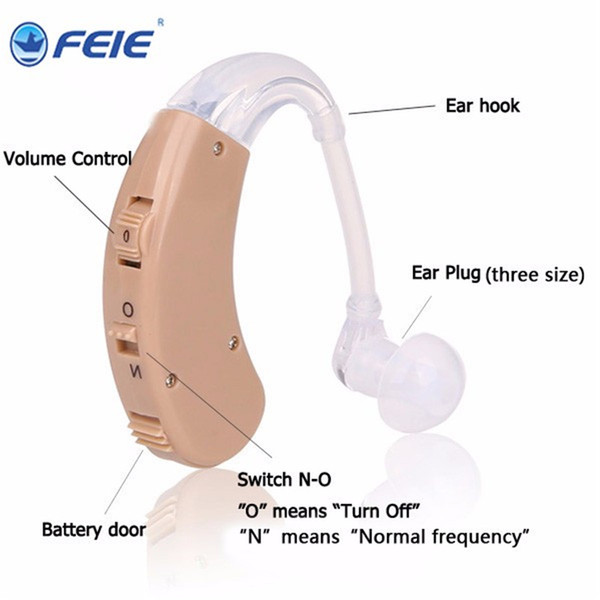 clear sound Hearing Aids adjust frequency Sound Amplifier Behind The Ear Hearing Aids headphones & earphones S-998