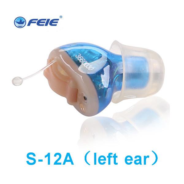 Portable inner Ear Invisible Hearing Aid Digital Programamble S-12A wireless Ear Aid Reduce Noise Headphone for Deaf Hearing