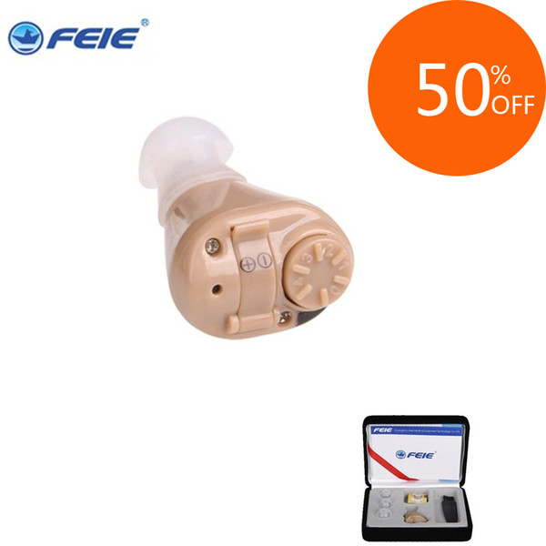 Audiphone in the ear Hearing Aids Sound Amplifier Invisible Portable Lightweight Hearing aid For Elderly Deaf s-218