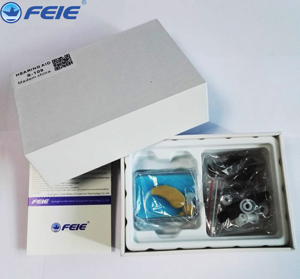 Rechargeable Ear Hearing Aid Mini Device Ear Amplifier Digital Hearing Aids Behind the Ear for Deaf Elderly EU plug S-109
