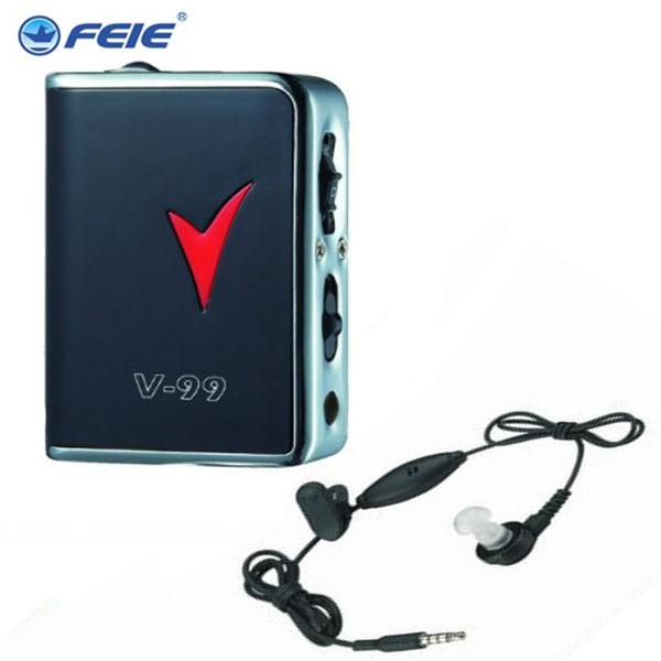 High Power AXON Model Body Worn Analog Hearing Aid Best Sound Amplifier V-99 Pocket Hearing aid audifonos para sordos