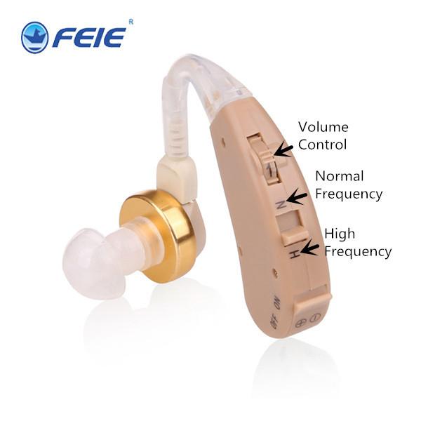Audiphones Hearing Aids for The Elderly Adjustable Tone Hearing Aid Small behind The Ear Amplifier Ear Care Tools S-168