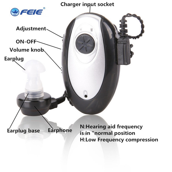 Rechargeable Hearing Amplifier~ pocket style Hearing Aids listening device Ear Care Tools for deaf elderly S-80