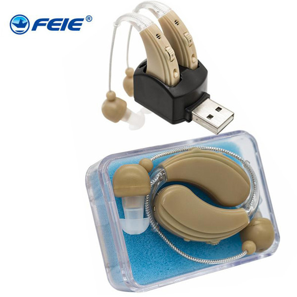 Behind Ear Mini Digital Hearing Aids Assistance Adjustable Rechargeable Hearing Aid For Deafness S-109S New Arrival Technology