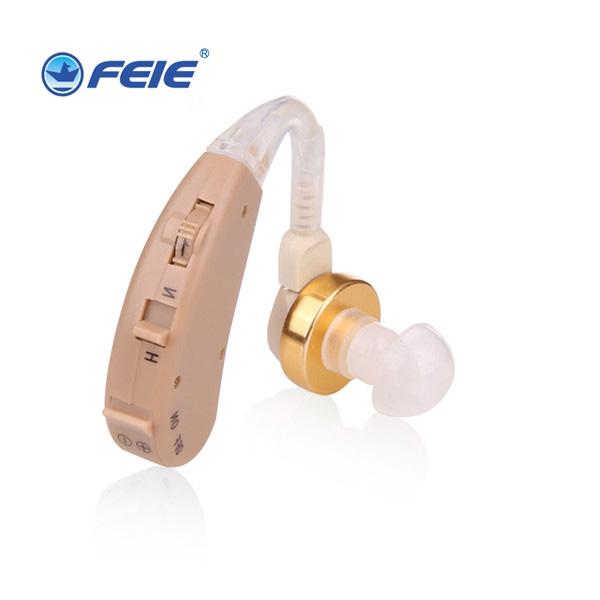 Cheap Sound Amplifier Mini Devices S-168 Bte Beige Headphone Deaf Hearing Aid for Elderly Apparecchio Acustico free shipping