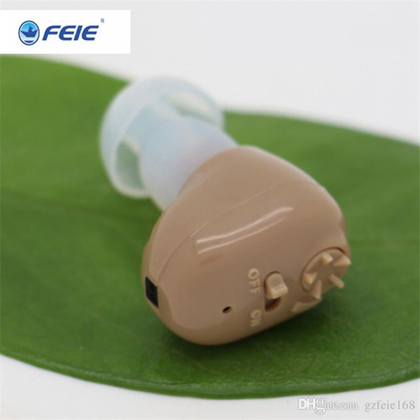 USB Hearing Aid Rechargeable Microphone Enhancement Deaf Sound Amplifier S-102 ITC Hearing Aids for the elderly Free Shipping