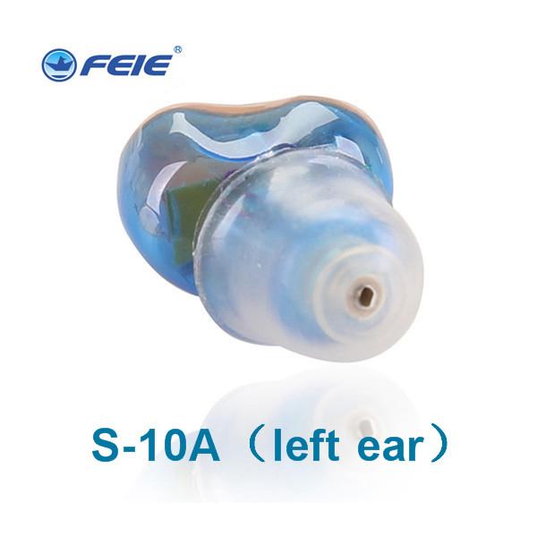 Rechargeable ear hearing aid mini device ear amplifier digital hearing aids in the ear for deaf elderly acustico EU plug hot sale S-10A