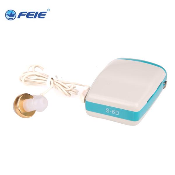 2019 New Hot Selling Hearing Aid Portable Small Mini pocket near Invisible Sound Amplifier Adjustable Tone fast shipping ear Care S-6D