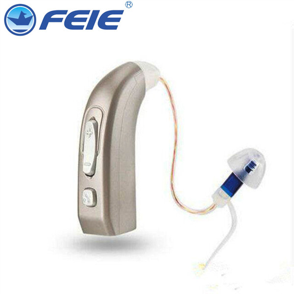 2019 High powerful RIC mini rechargeable hearing aid digital with intelligent adaptive noise reduction Acoustic audiophone MY-33