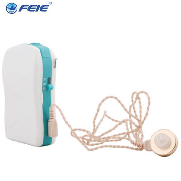 audifonos sordera Pocket Mini Hearing Aids Ear Sound Deaf Amplifier Volume Adjustable pocket Hearing Aid medical equipment S-16P