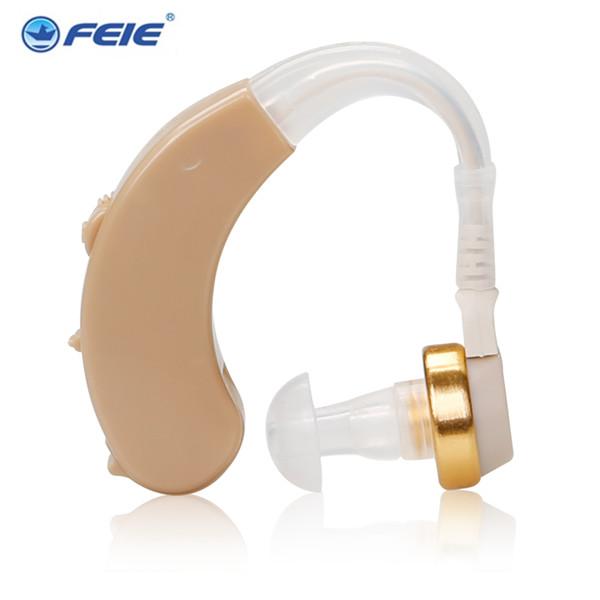 behind ear hearing aid mini device ear amplifier analog hearing aids behind the ear for deaf elderly acustico EU plug hot S-138