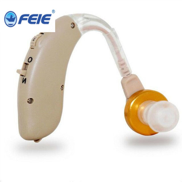 FEIE newest Best Hearing Aids Behind The Ear Sound Amplifier Adjustable Tone analog mini hearing Aids Care for Elderly Deaf headphones S-137