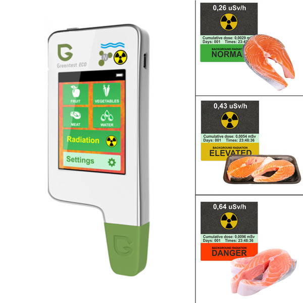 Greentest Eco5 Food Nitrate Meter Noncontact Radiation Sensor Water Hardness TDS Testing Device Fruit Meat Vegetable Tester Eco 5 Detector