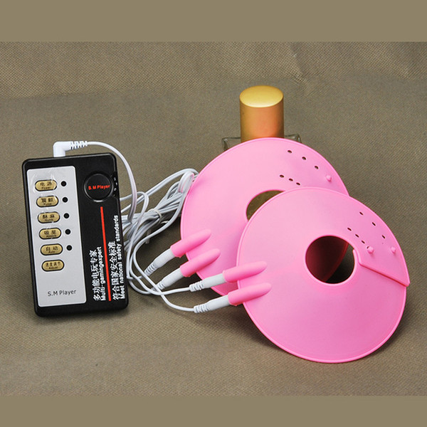 Electric Shock Nipples Pastes Breast Biological Therapy Massager Breast Enhancer Pulse Physical Therapy Pad for Women A15