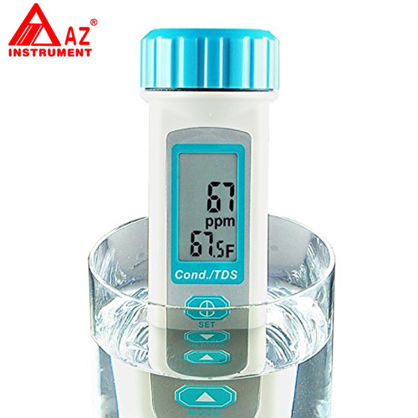 Electric TDS Temperature Meter One Touch Big LCD Display Data-hold Auto-off Conductivity AZ8361 Pen Style Water Quality Tester Sensor Lab
