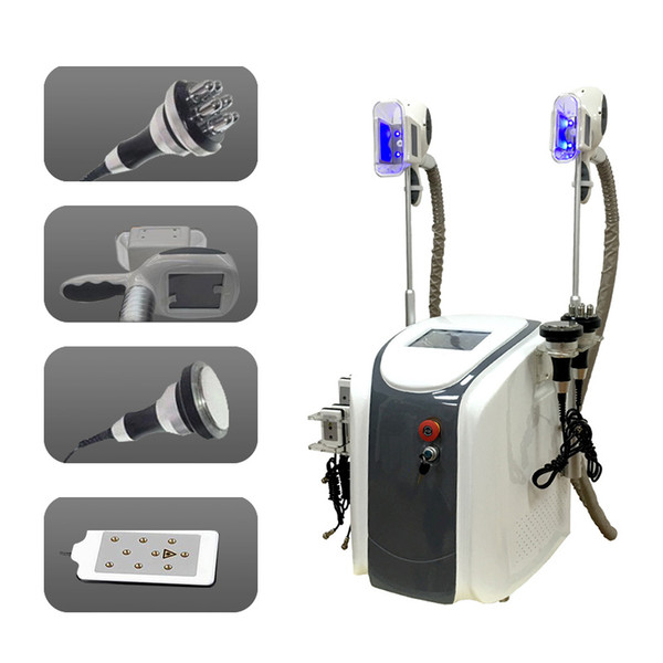 2017 fat freezing machine waist slimming cavitation rf machine fat reduction lipo laser 2 freezing heads can work at the same time
