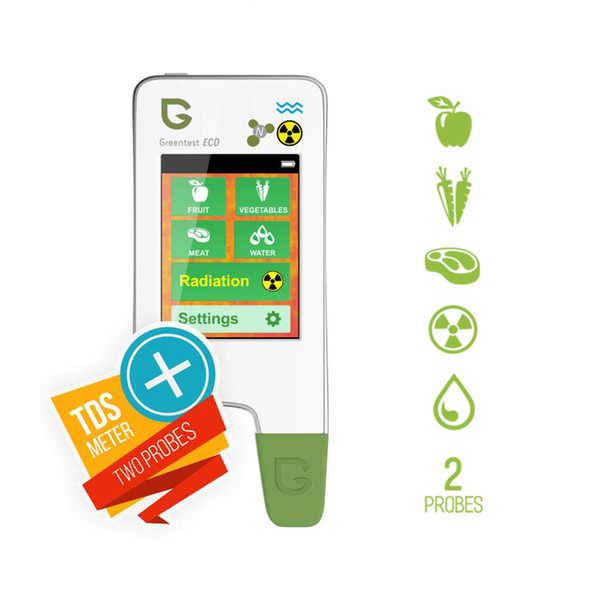 Pocket Food Nitrate Tester Water Total Dissolved Solids Radiation Geiger Muller Tube Counter Dosimeter Conductivity ppm Monitor Pen Checker