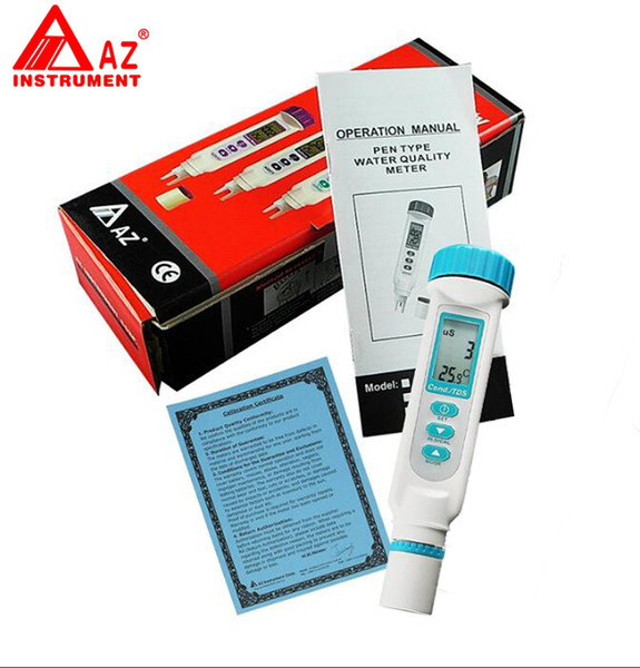 Pen-typed Digital EC Conductivity TDS Temperature Meter Sensor PPM PPT uS mS C/F ATC LCD Total Dissolved Solids Hydroponic Filter Purify Lab