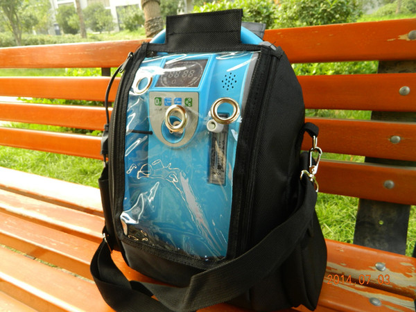 Mini Medical portable oxygen concentrator matched with car inverter Trolley and carry bag batteries for COPD