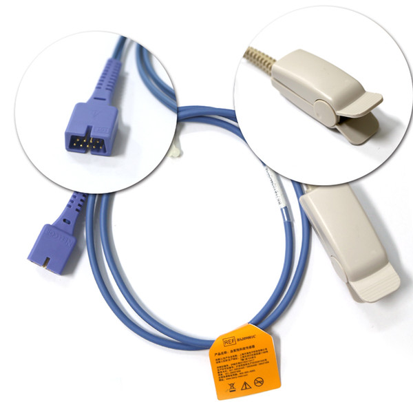 New 9 pin plug compatible Nellcor DS-100A Adult Finger Clip Oximax Spo2 Sensor 0.9m
