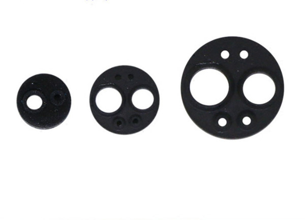 5pcs Dental material accessories round rubber pad two four six hole tail sealing rubber gasket high temperature disinfection