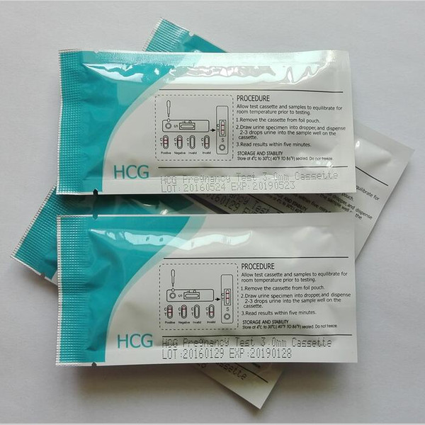 FDA Certificate Pregnancy Test Cassette 10 Pieces+LH Ovulation Test Strip 50 Pieces Home Use With Free Shipping