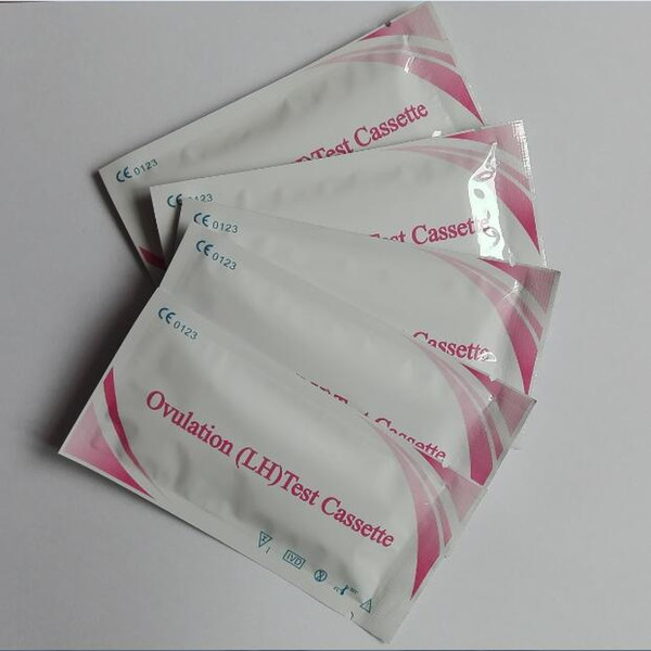 New Style LH Ovulation Test Cassette 50pcs/LOT Home Test With Free Shipping Fast CE FDA Certificate