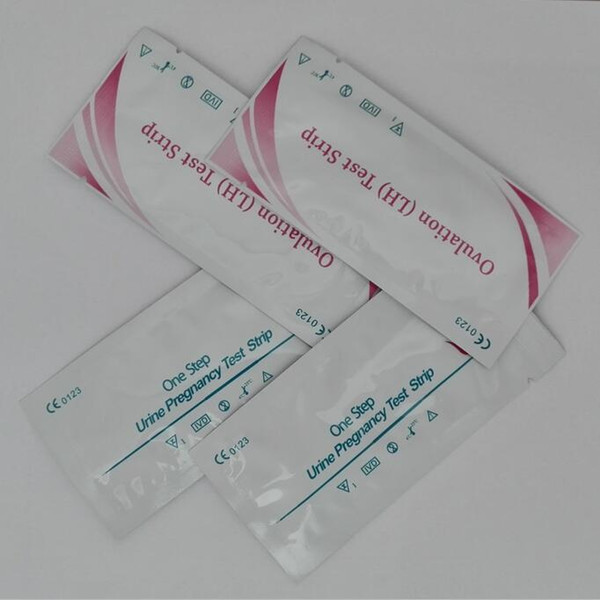 1000pcs Pregnancy Test Strips+1000pcs Ovulation LH Test Strips New Production Date Fedex or DHL Free Shipping Fast