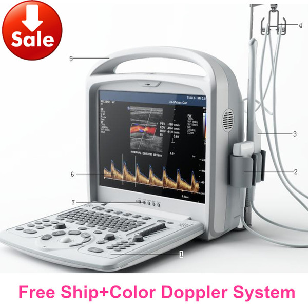 Color Dopply System/Portable Color Ultrasound Scanner/CE Ultrasonice machine/ISO sonography device/Color Doppler USG/hand-carried usg