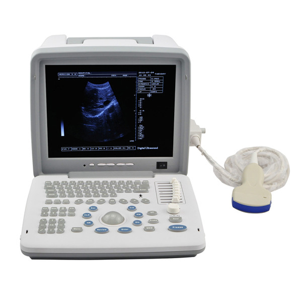 Medical image system/2D Ultrasonic/Full-digital 12inch Portable Ultrasound Scanner/ECHO sonography/B-ultrasonic device/CE&ISO USG machine