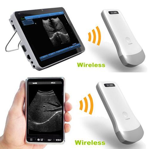 CE Convex probe echo, Wireless wifi Probe ultrasound, FDA small ultrasound scanner, USG machine with 3.5Mhz 80/128 elements