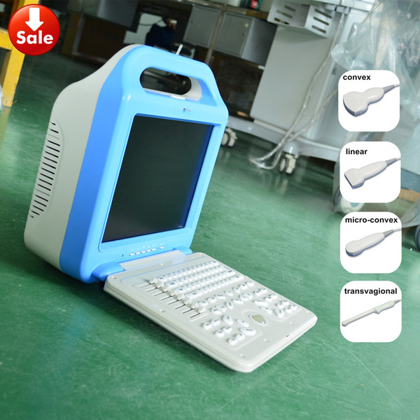 Laptop Ultrasound Scanner Machine With any two probes, 12inch LCD Screen And Good Quality Image For human use