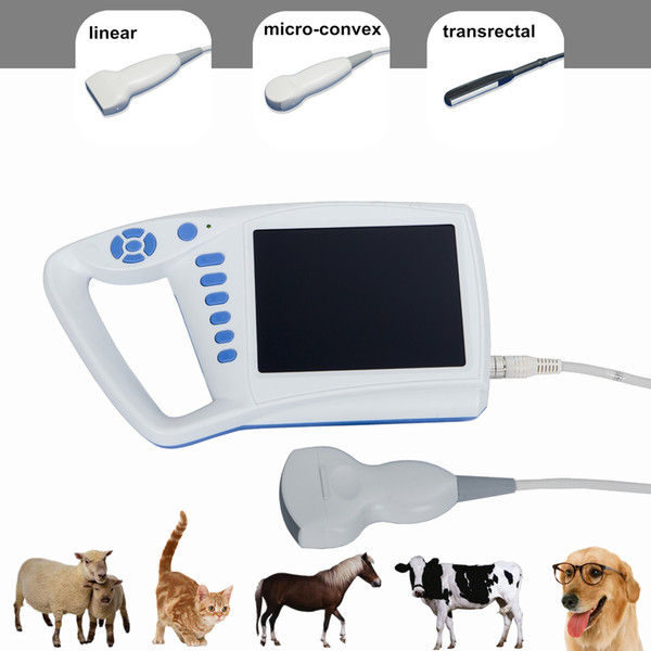 2018 hot sale Palm Vet Ultrasound&Veterinary Products&Diagnostic Equipment for Animal with convex+transrectal+micro-convex any three probes