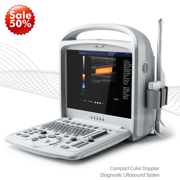 A6 color ultrasound with color + 1 probe, ultrasound scanner, ultrasound machine, laptop echo