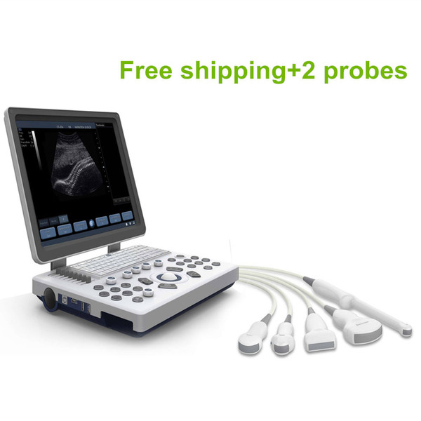 Scanner Ultrasound Machine Price Notebook B-mode Ultrasound Scanner Portable Ultrasound +2probes ,Notebook Style Medical