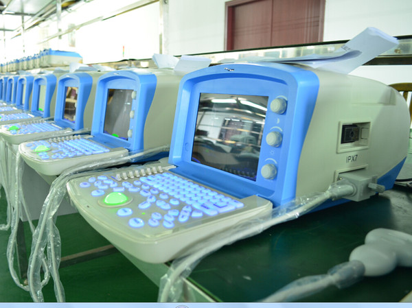 New update LED screen free shipping Portable Digital Ultrasound Scanner Machine Standerd with Convex and transvagional probe