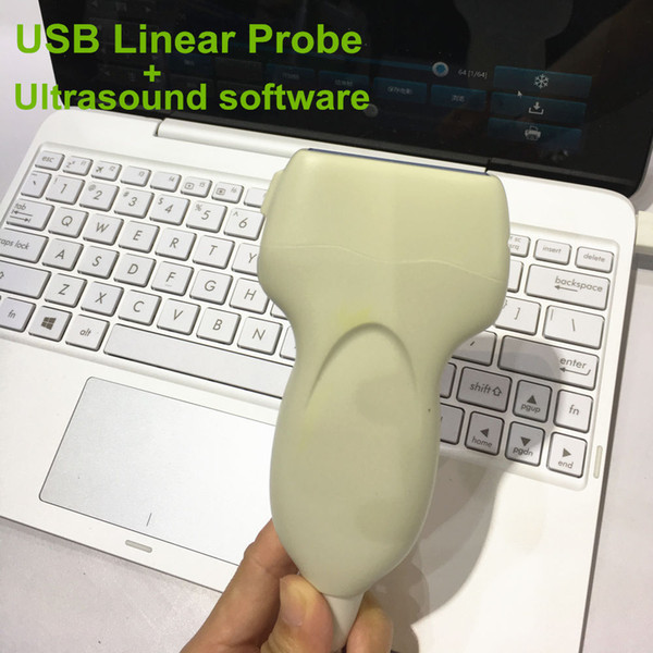 Free DHL shipping USB linear probe+ultrasound software support windows system , ultrasound scanner, echo ultrasound