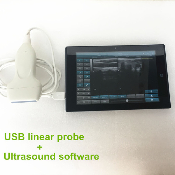 New USB linear probe&ultrasound scanner&ultrasound probe+ultrasound software,computer pad ultrasound