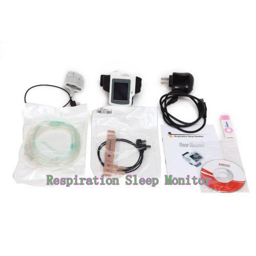 Contec Factory direct sale- Respiration Sleep Monitor,SPO2,Pulse rate,Nose Air Flow Measure PR Analysis Wrist CMS-RS01 Free SW CE Approved