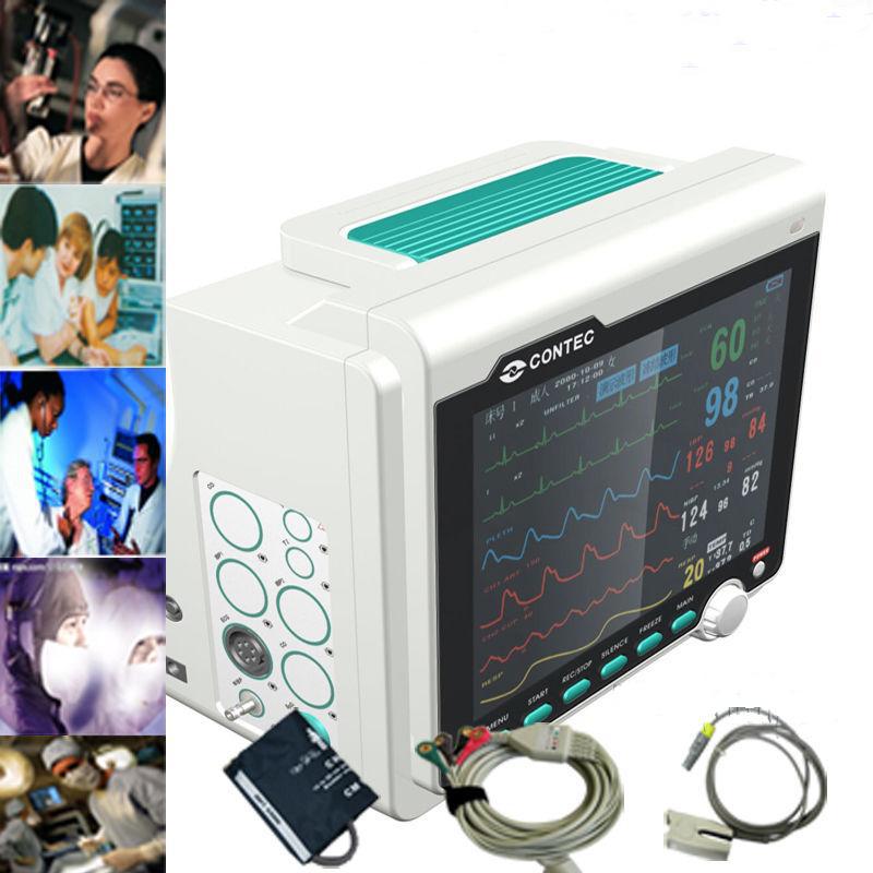 CMS6000 Multi-parameter Monitor, 8.4-inch ICU Patient Monitor with ECG,NIBP,SPO2 for Human