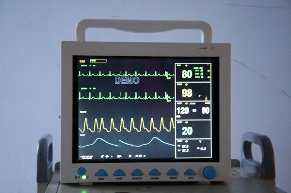 NEW 12.1-inch ICU patient Monitor CMS8000 with Free Printer+6-parameters ECG NIBP SPO2 RESP TEMP PR (Option Etco2,IBP,Holder)