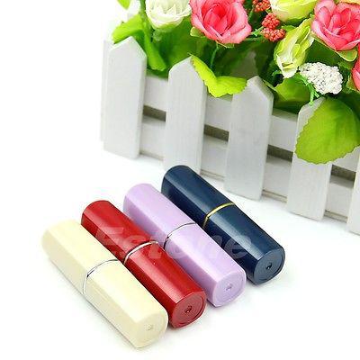 5Pcs/Lot New Secret Lipstick Shaped Stash Medicine Pill Pills Box Holder Organizer Case Free Shipping